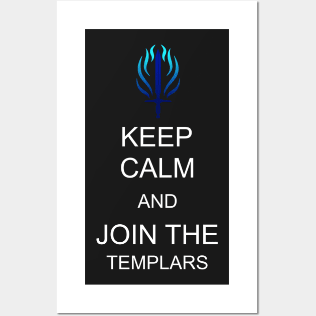 Join the Templars Wall Art by EnaGrapher
